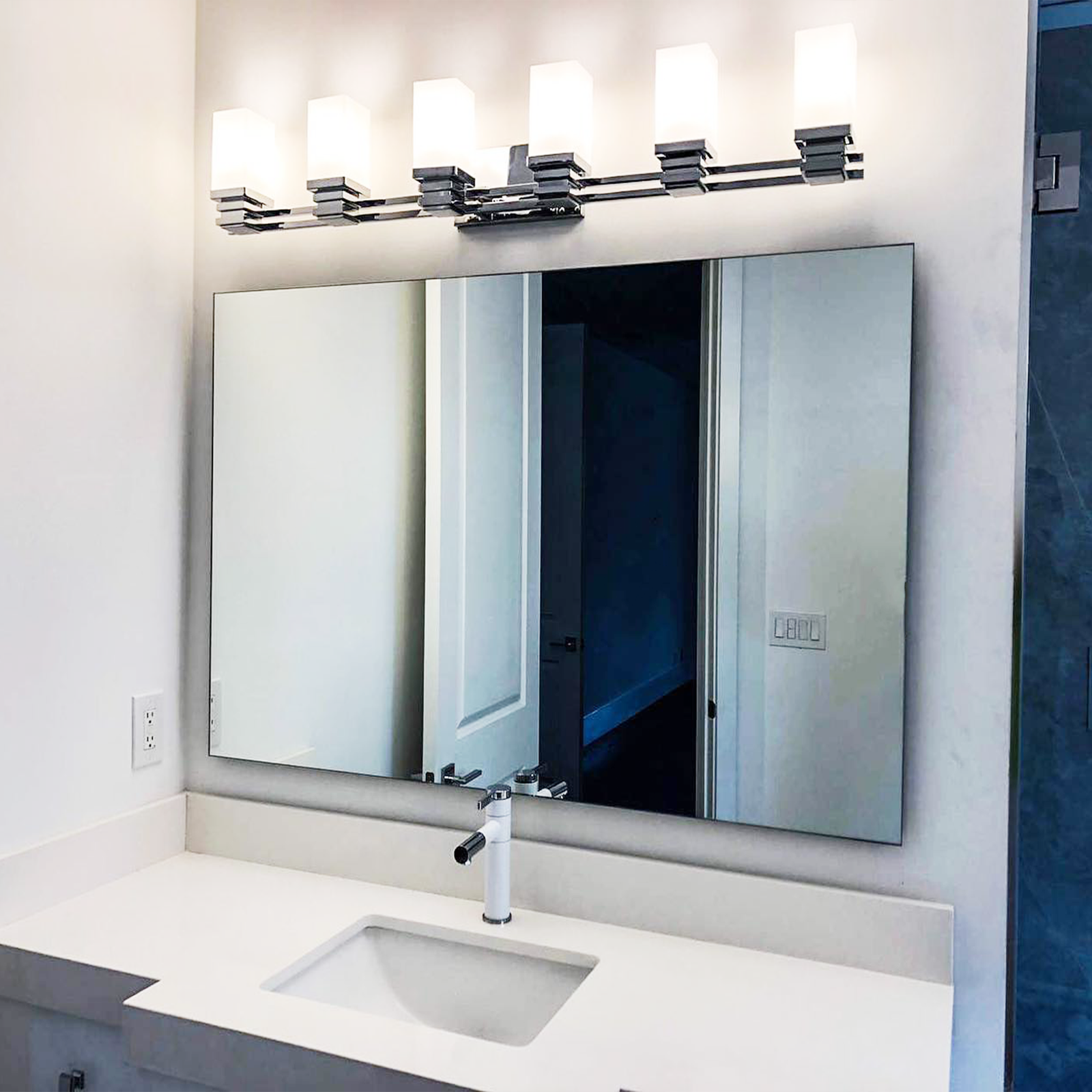 Custom glass and mirror installation