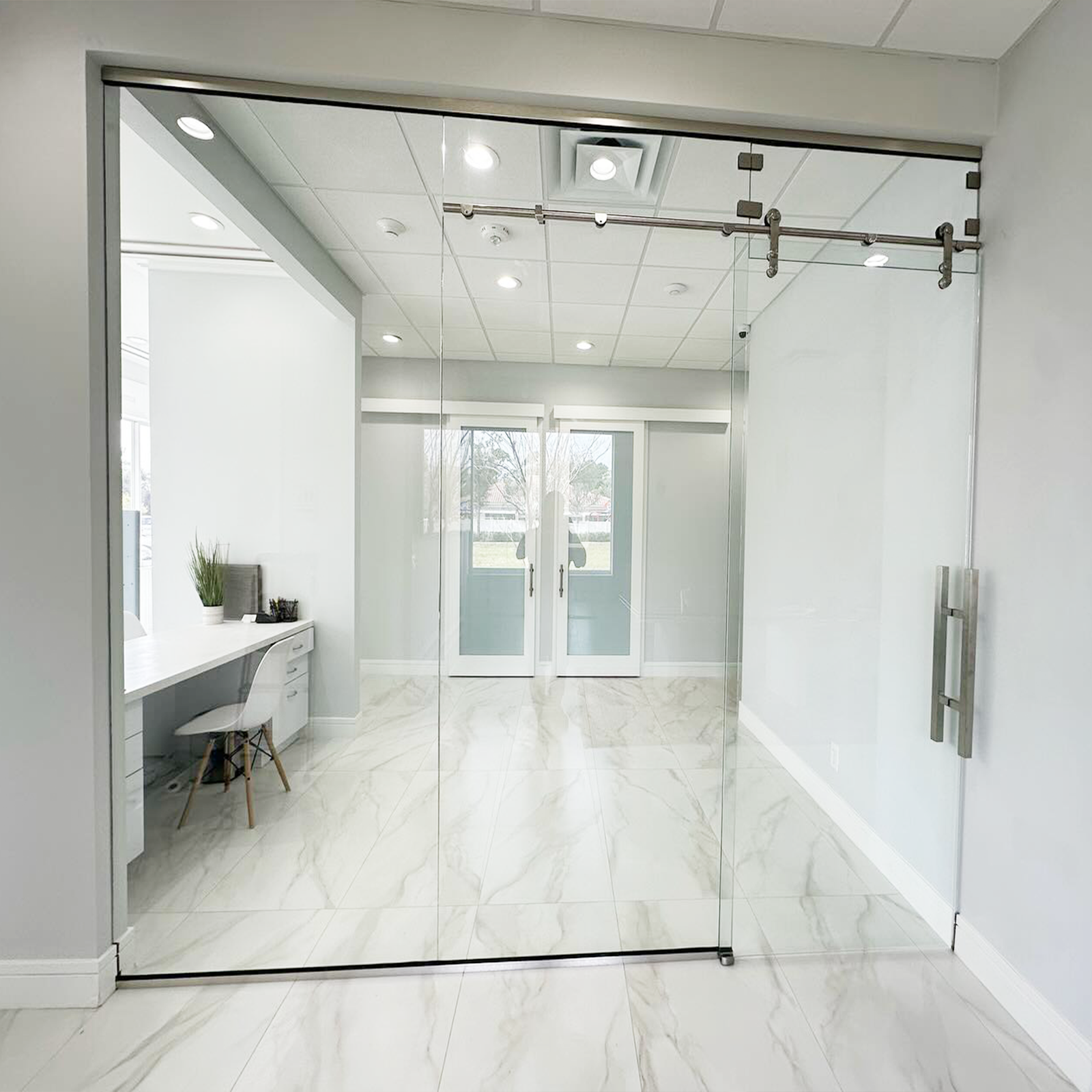 Custom glass and mirror installation